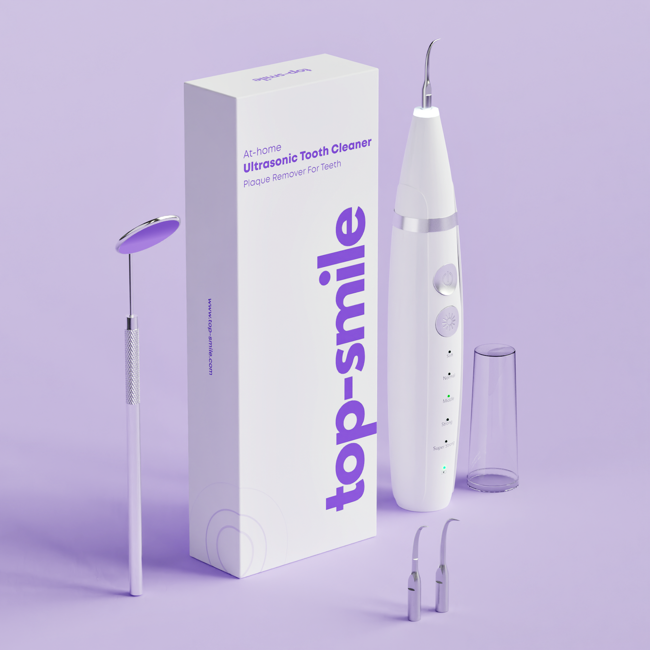 Ultrasonic Tooth Cleaner - Remove Plaque & Stains At Home